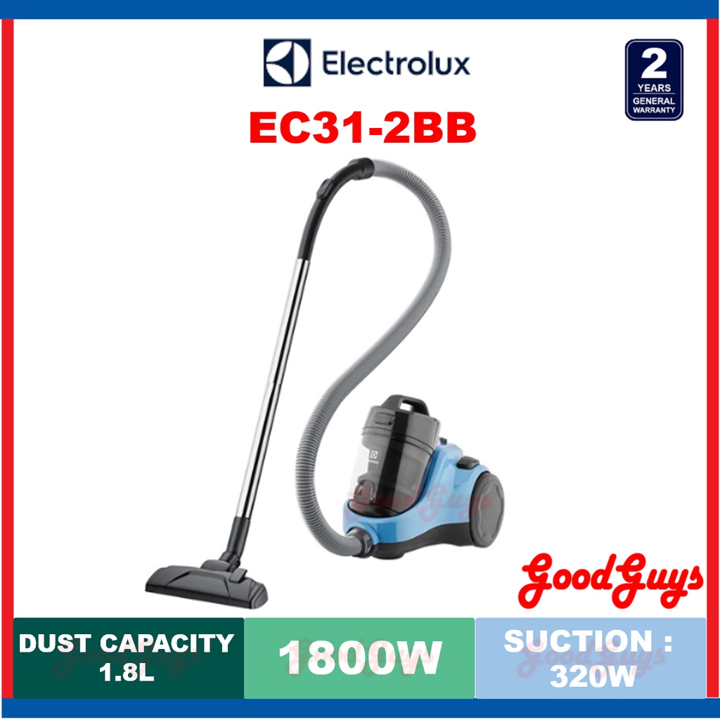 ELECTROLUX EC312BB 1800W EASE C4 BAGLESS VACUUM CLEANER WITH 4 STEP