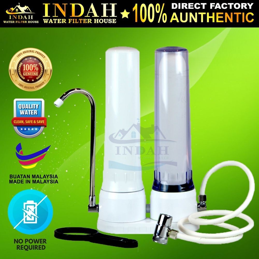 INDAH CTC Double Water Filtration System / Water Purifier Water