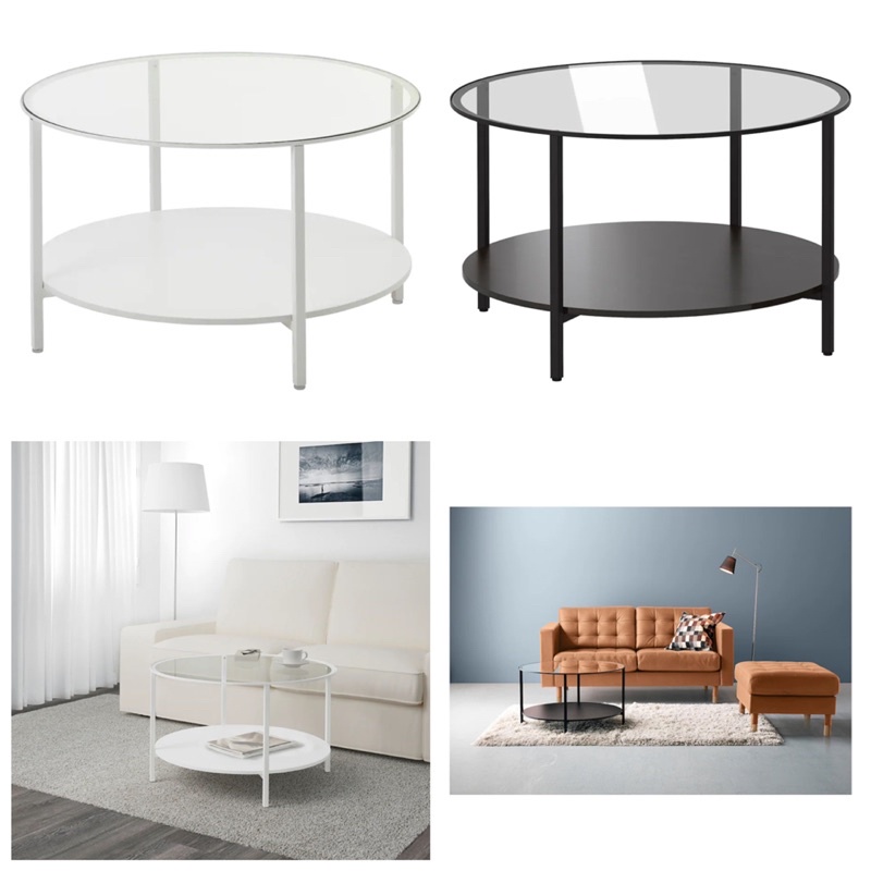 VITTSJO MINIMALIST NORDIC Coffee Table Round Table Meja Kopi Moden
