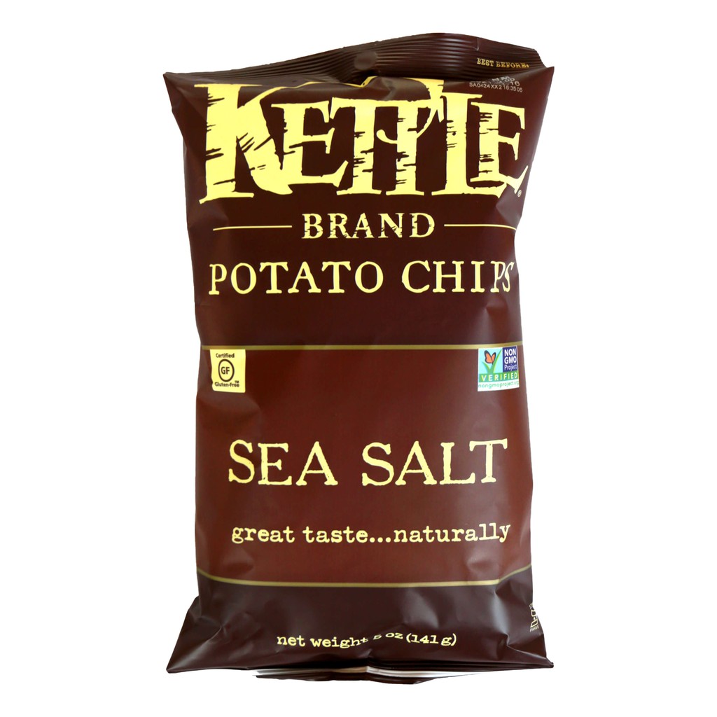 KETTLE BRAND Sea Salt Potato Chips 141G Shopee Malaysia