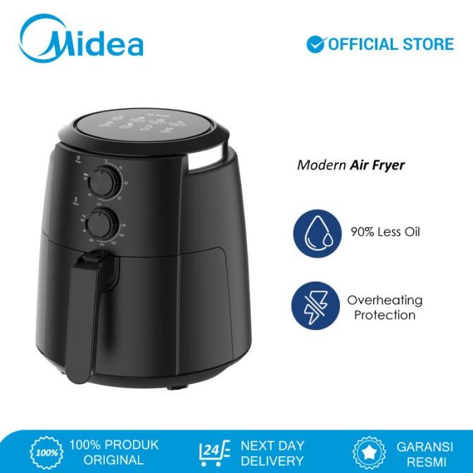 Midea Air Fryer MFTN35B Capacity 4.7L Electric Fryer Shopee Malaysia
