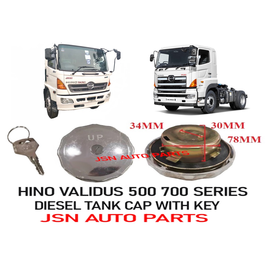 DIESEL TANK CAP WITH KEY HINO VALIDUS 500 700 Shopee Malaysia