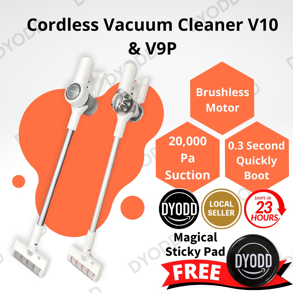 Dreame Wireless Vacuum Cleaner V10/V9P Cordless Vacuum Handled Strong Suction Shopee Malaysia
