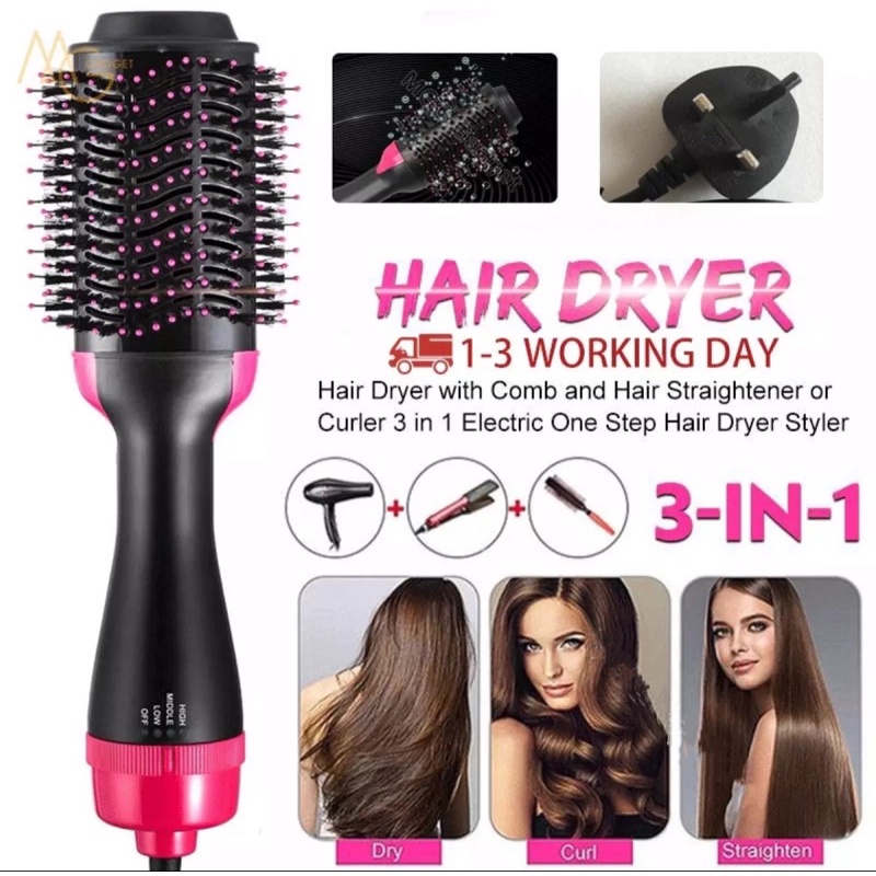 Hair Dryer Brush, Hot Air Brush One Step Hair Dryer and Styler