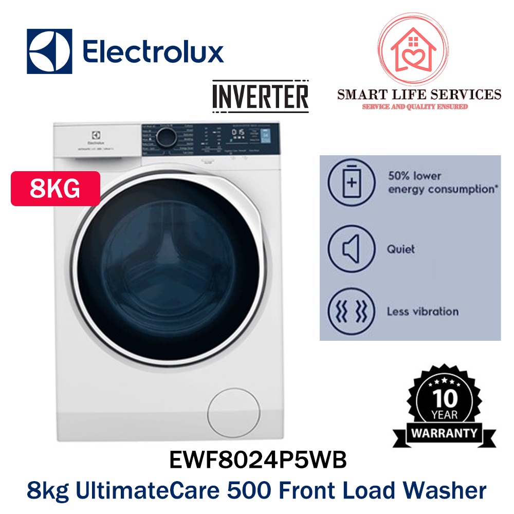Electrolux EWF8024P5WB 8kg UltimateCare 500 front load washing machine