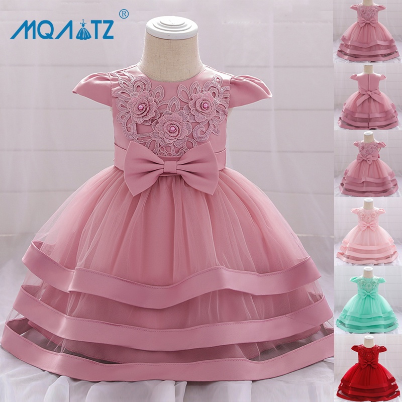MQATZ Pageant Baby Girl Dress First Birthday Dress For Girl Ceremony