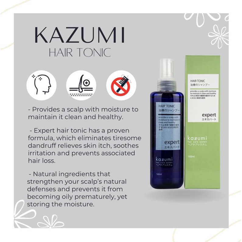 KAZUMI Expert Hair Tonic (160ml) Shopee Malaysia(05)