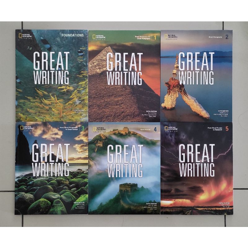 National Geographic The Great Writing Series 6 Books Shopee Malaysia