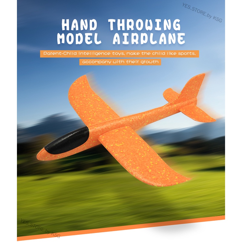 YES.STORE.by KSG Kids Hand Throw Flying Glider Planes Toys Foam