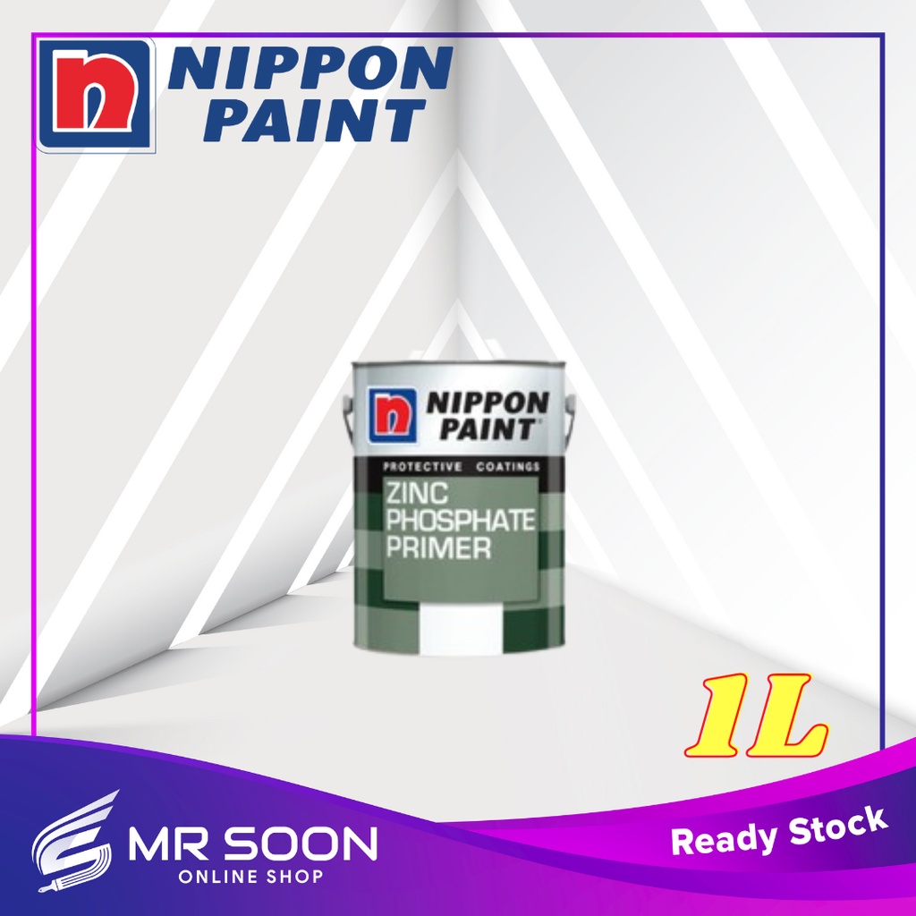 NIPPON PAINT Zinc Phosphate Primer 1L /Zinc Chromate/Undecoat Besi