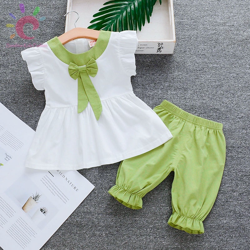 Baby Set Girl Sleeve summer clothes girls new baby girl baby clothes
