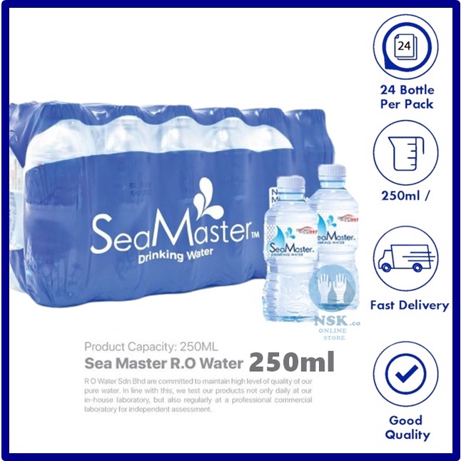 SeaMaster Drinking Water 250ML x 24 Bottles (Maximum 2 Quantities