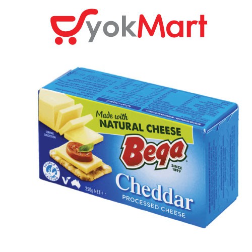 Halal Bega Cheddar Cheese Block 250g Shopee Malaysia