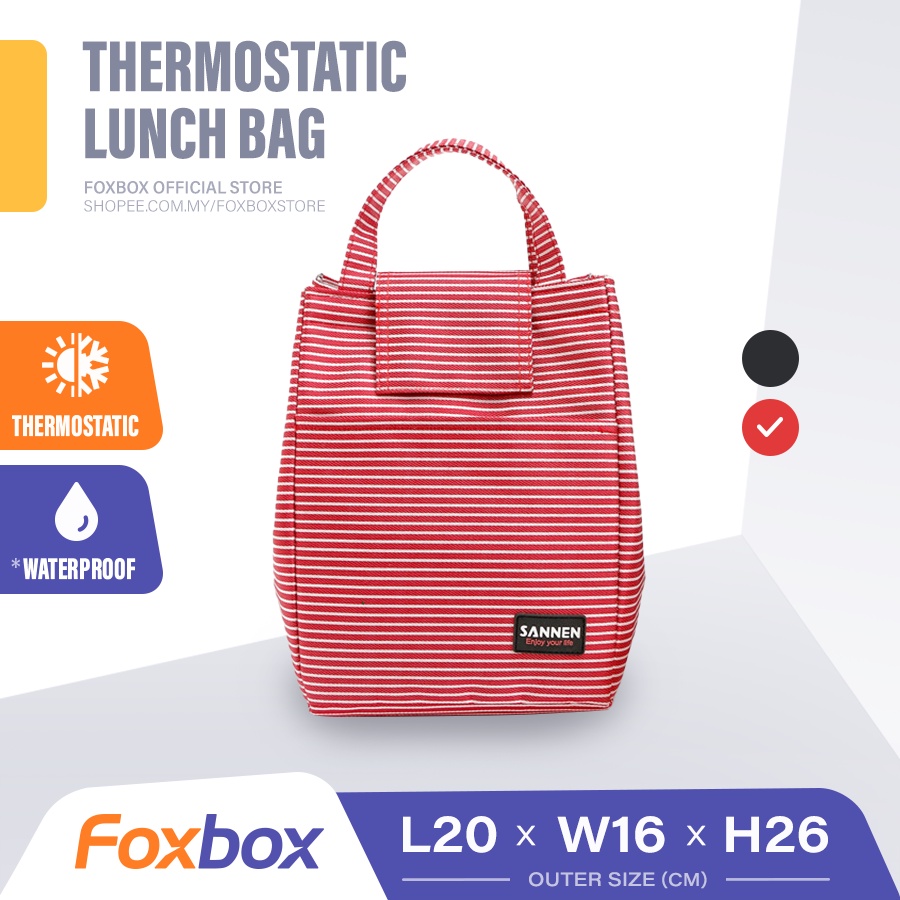 FOXBOX 9L Insulated Lunch Bag / Insulate Lunch Bag / Insulated Cooler