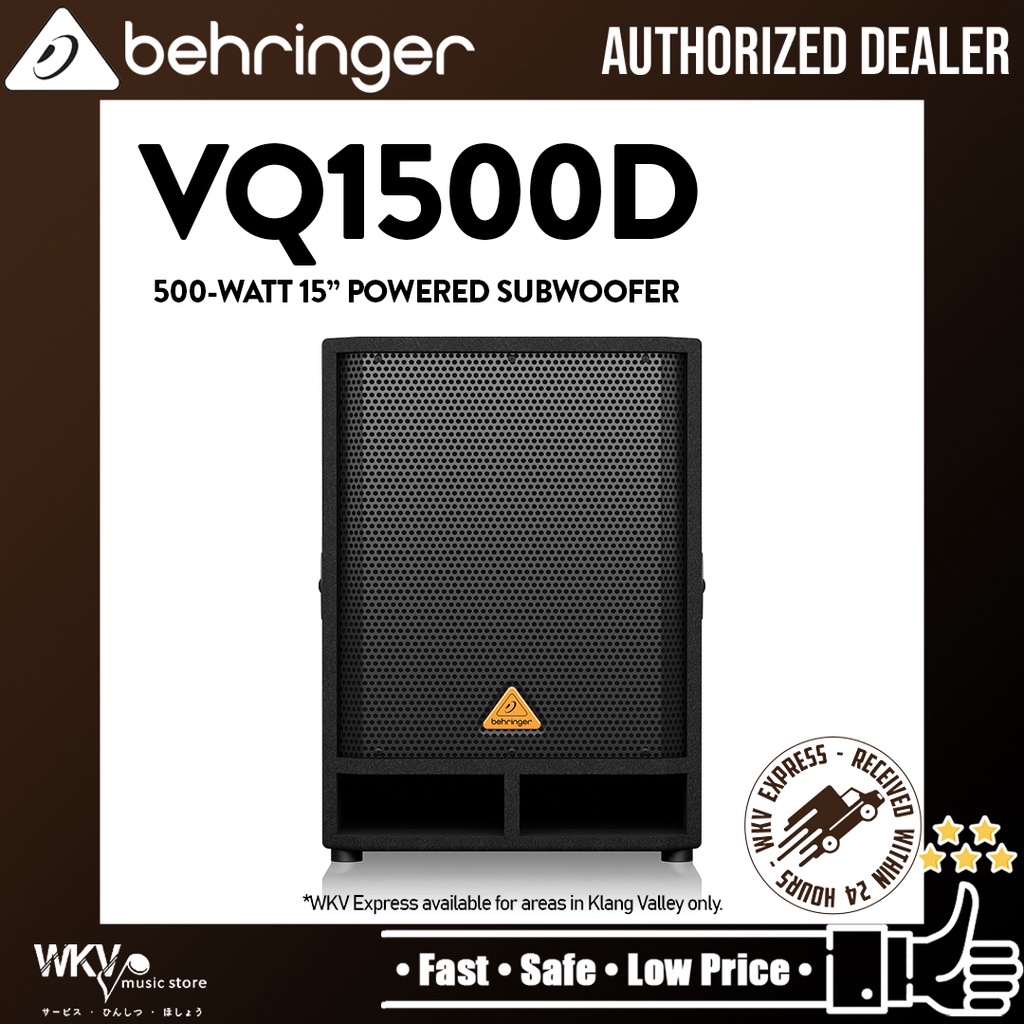 Behringer VQ1500D 500W 15" Powered Subwoofer (VQ1500D / VQ 1500D