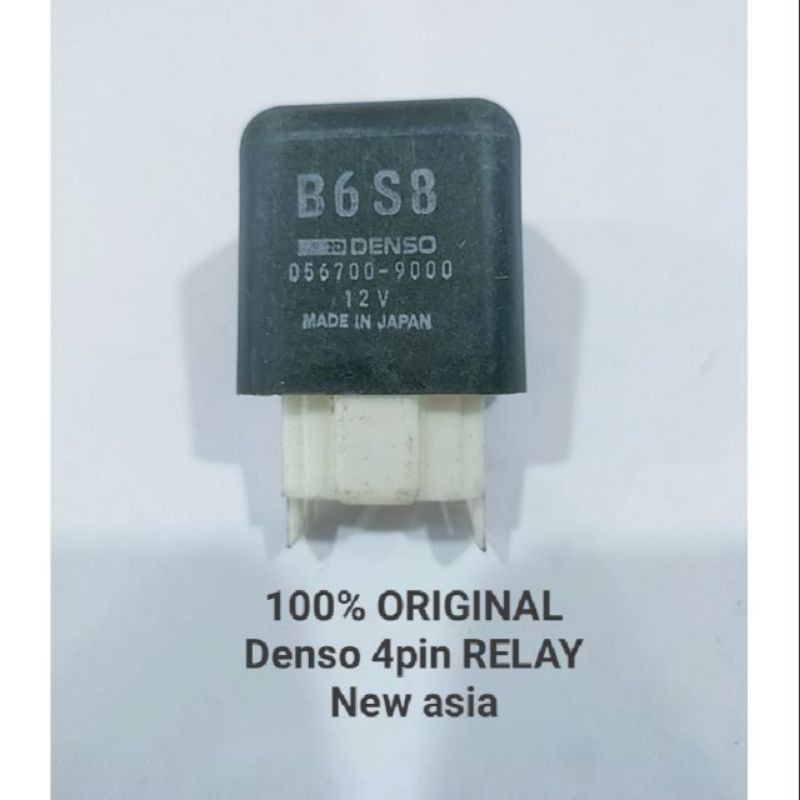 100 ORIGINAL B6S8 DENSO 0567009000 4PIN RELAY MAZDA / MITSUBISHI FUEL