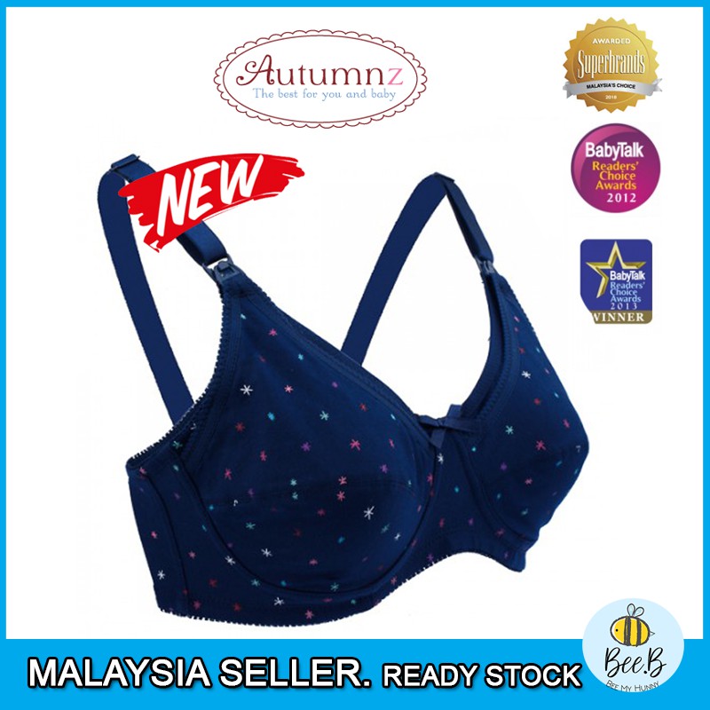 Autumnz Isabel2 Maternity/Nursing Bra (Starry Blue) Shopee Malaysia