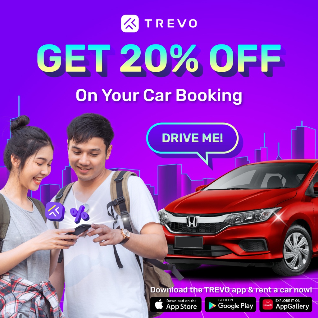TREVO 20 OFF Car Rental eVoucher Shopee Malaysia