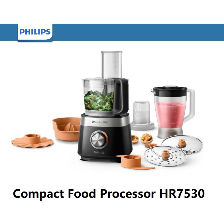 Philips Compact Food Processor HR7530 Shopee Malaysia