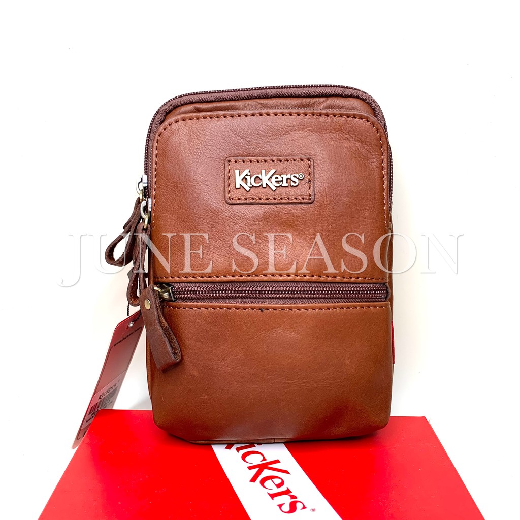 Kickers Pouch Bag Genuine Leather 100 Original (87724 87725) Shopee Malaysia