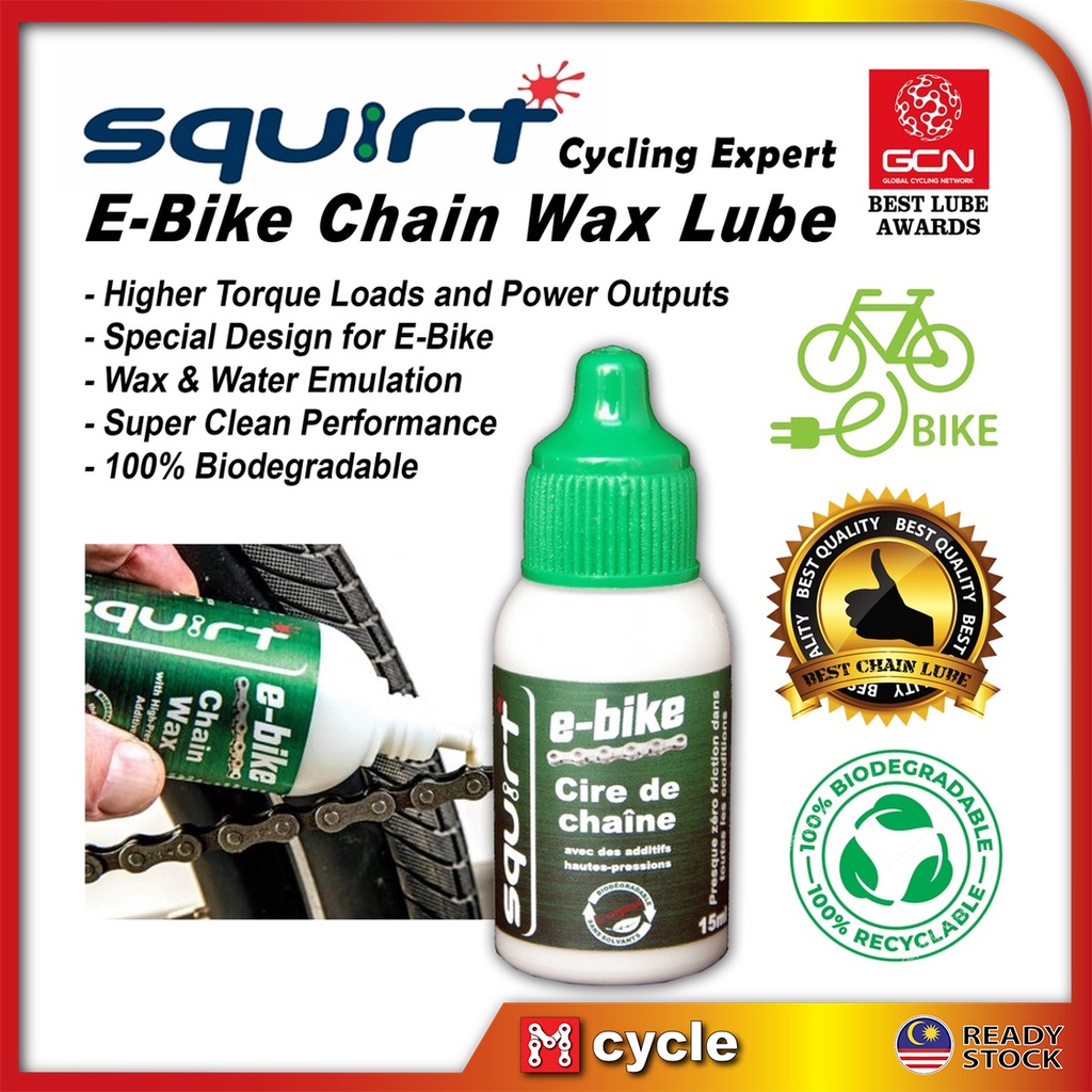 Squirt E Bike Chain Lube High Load Bicycle Lubricant for Electronic