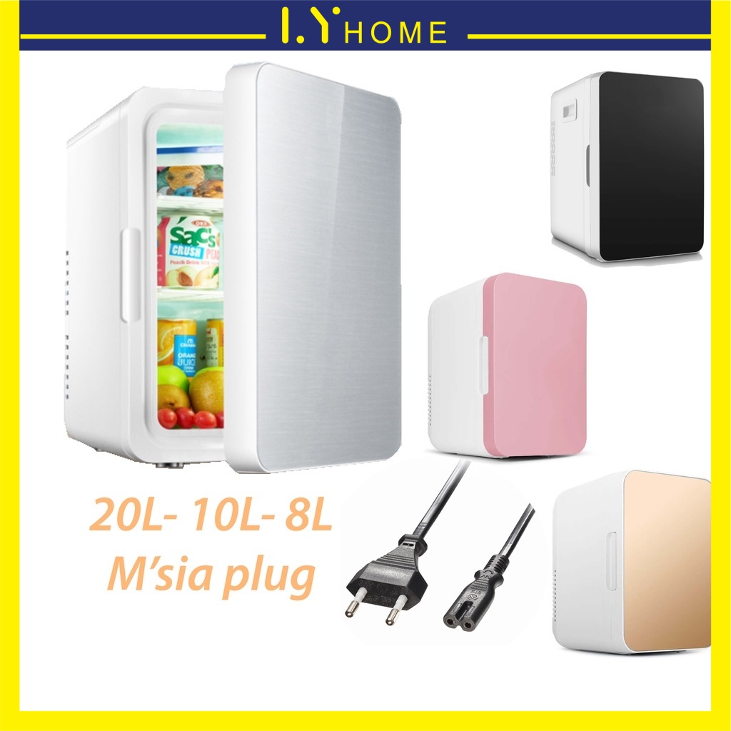 6L/8L/20L/10L Peti Sejuk mini car home dualuse refrigerator Fridge