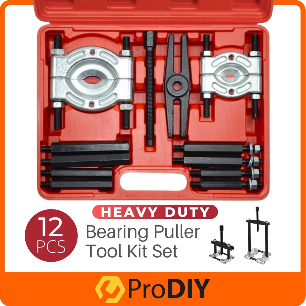 12pcs Bearing Separator Set Bearing Removal Tool Set BarType Splitter