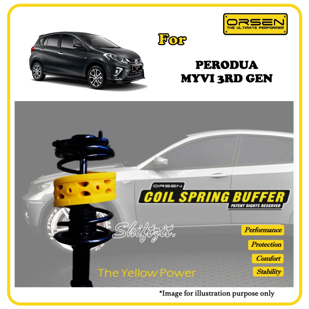 ORSEN Coil Spring Buffer Perodua Myvi 3rd Gen Shopee Malaysia