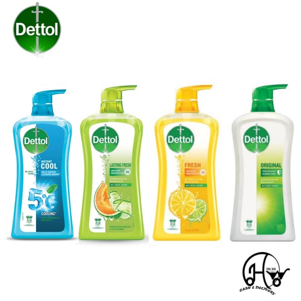 Dettol Shower Gel Original/Fresh/Cool/Lasting Fresh 950g Shopee Malaysia