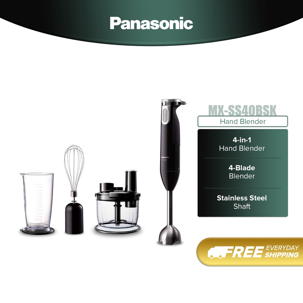 Panasonic Hand Blender 5 Speed (600W) MXSS40BSK Shopee Malaysia