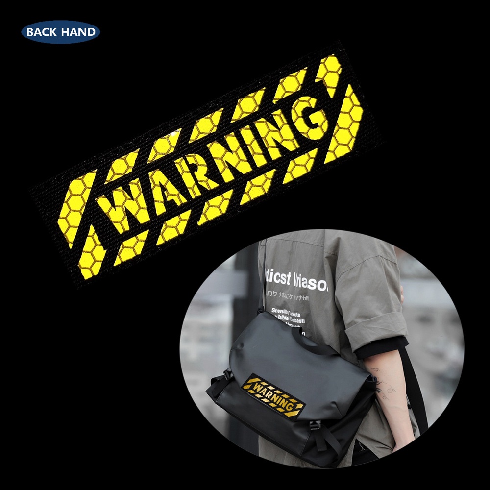 [Customized Armband Velcro] Zebra Line Warning Reflective Armband Patch
