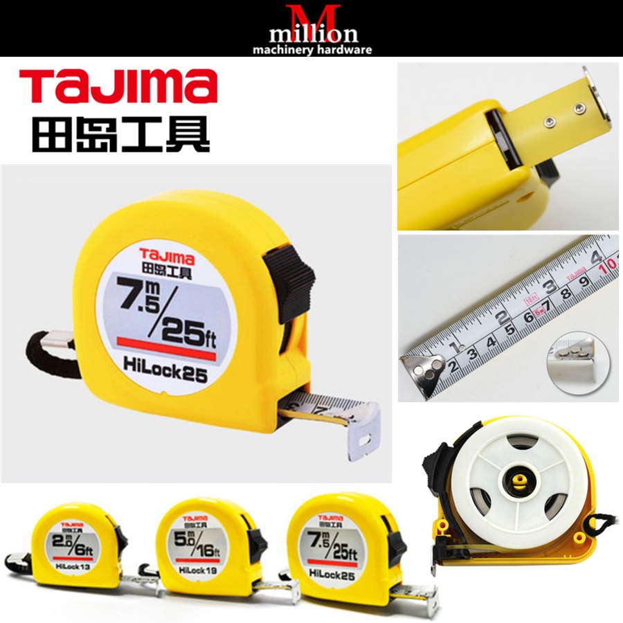 (100 ORIGINAL) Tajima measurement Tape / Measuring Tape HILOCK 3.6m