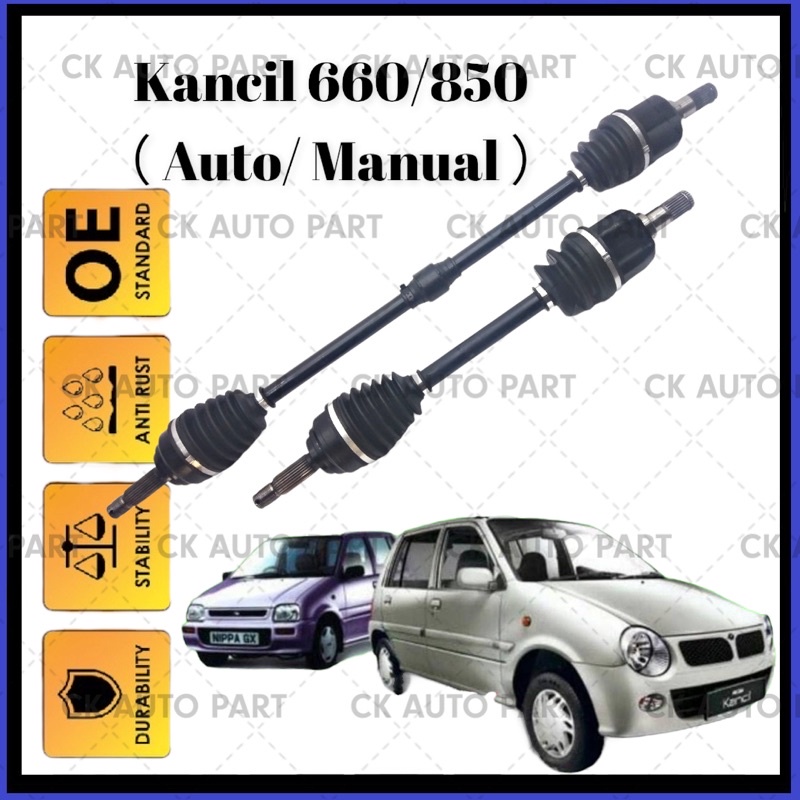 NEW PERODUA KANCIL 660 , KANCIL 850 MANUAL / AUTO DRIVE SHAFT LONG