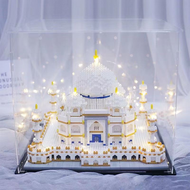 Beautiful Gift for Love Moc Taj Mahal Model Building Blocks Love Castle