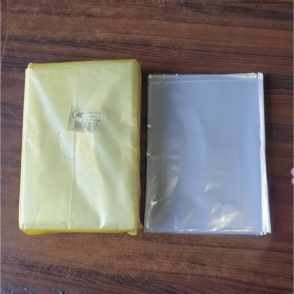 (2kg) LDPE Plastic Bag Plastik Keping Bungkus Frozen Bag Transparent Clear Plastics PE Bag
