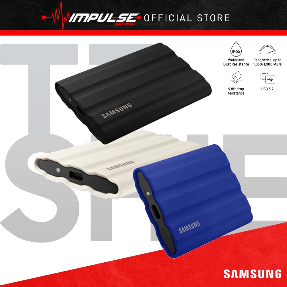 Samsung Portable SSD T7 Shield TypeC Portable External SSD USB 3.2