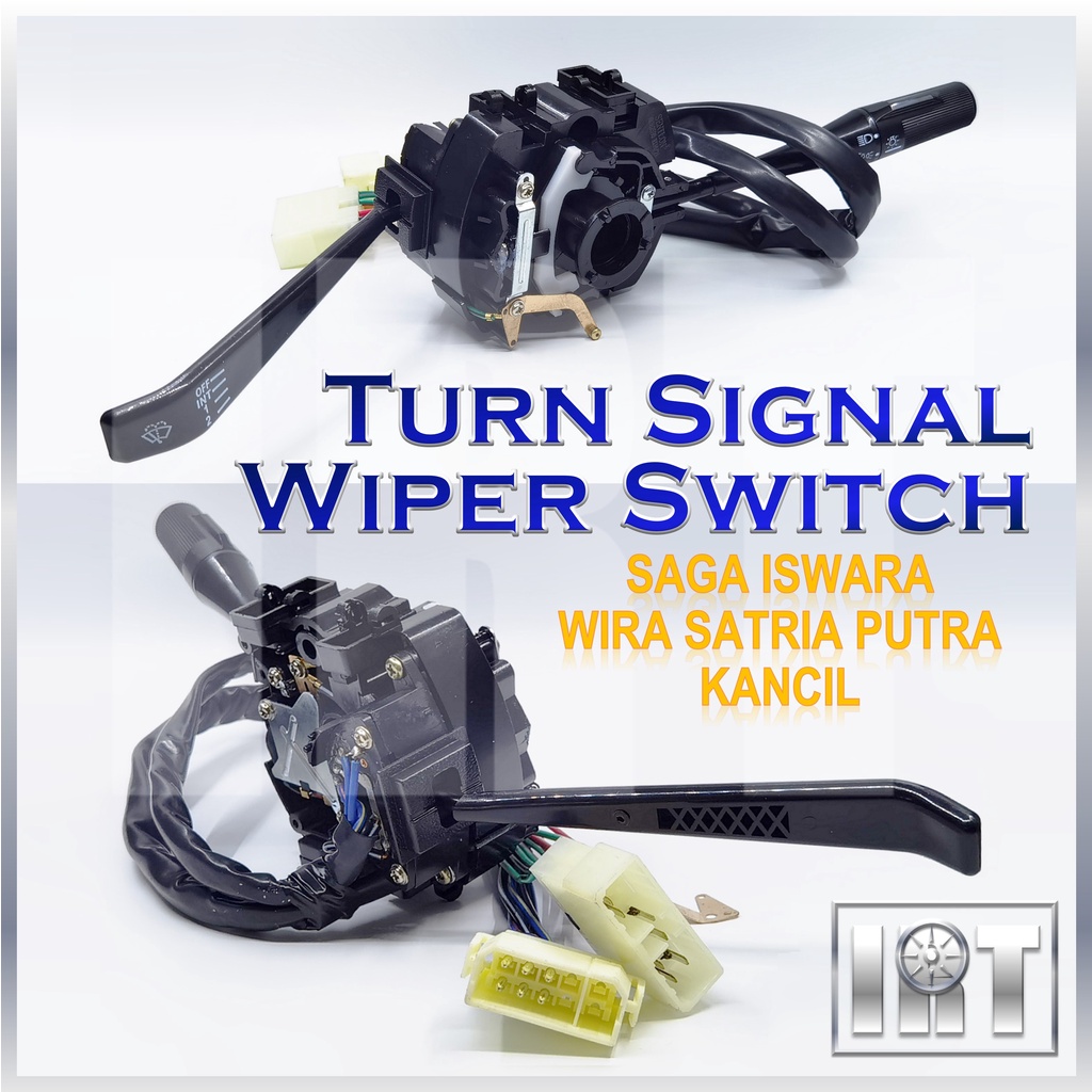 Saga 12V Wira 1.5 1.6 Kancil Turn Signal Switch Steering Kereta Proton