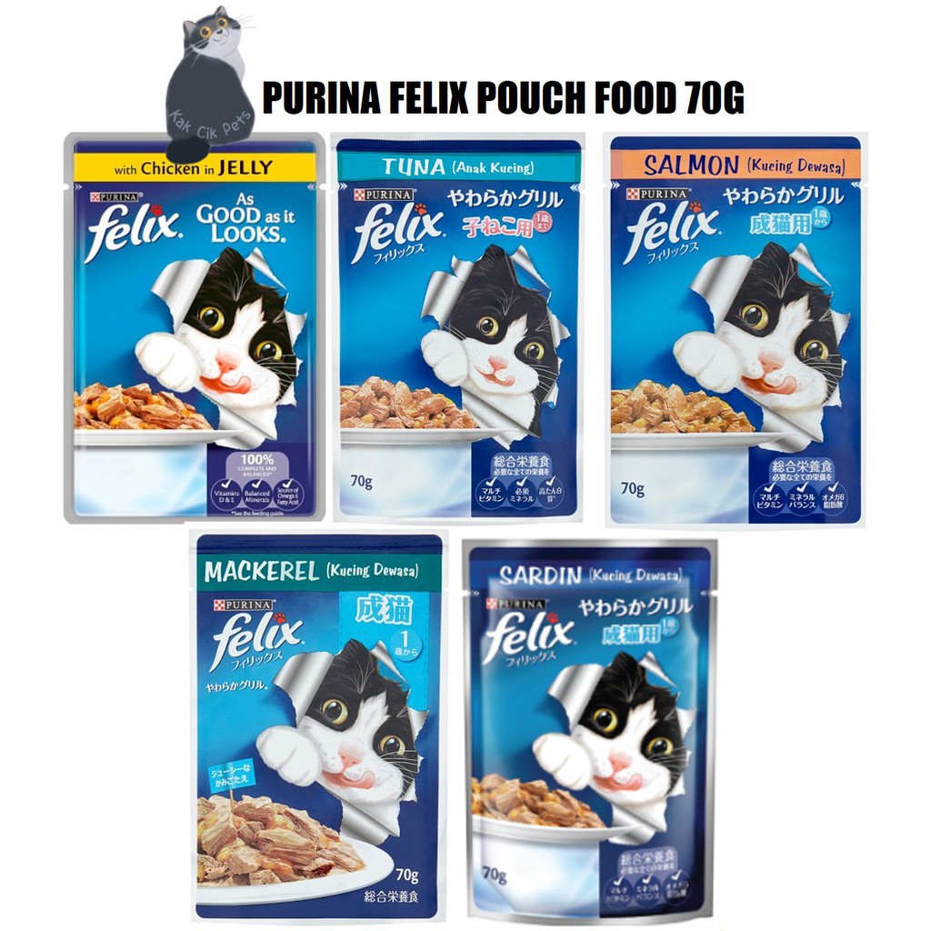 😻 PURINA FELIX CAT POUCH WET FOOD 70G 😻 Shopee Malaysia