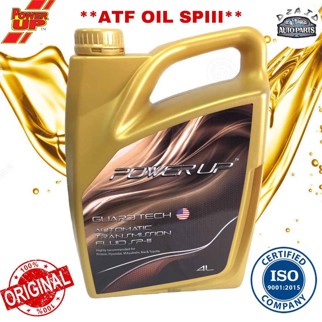 Power Up SPIII SP3 Auto Transmission Fluid Oil 4 Liter /Atf Oil SP3