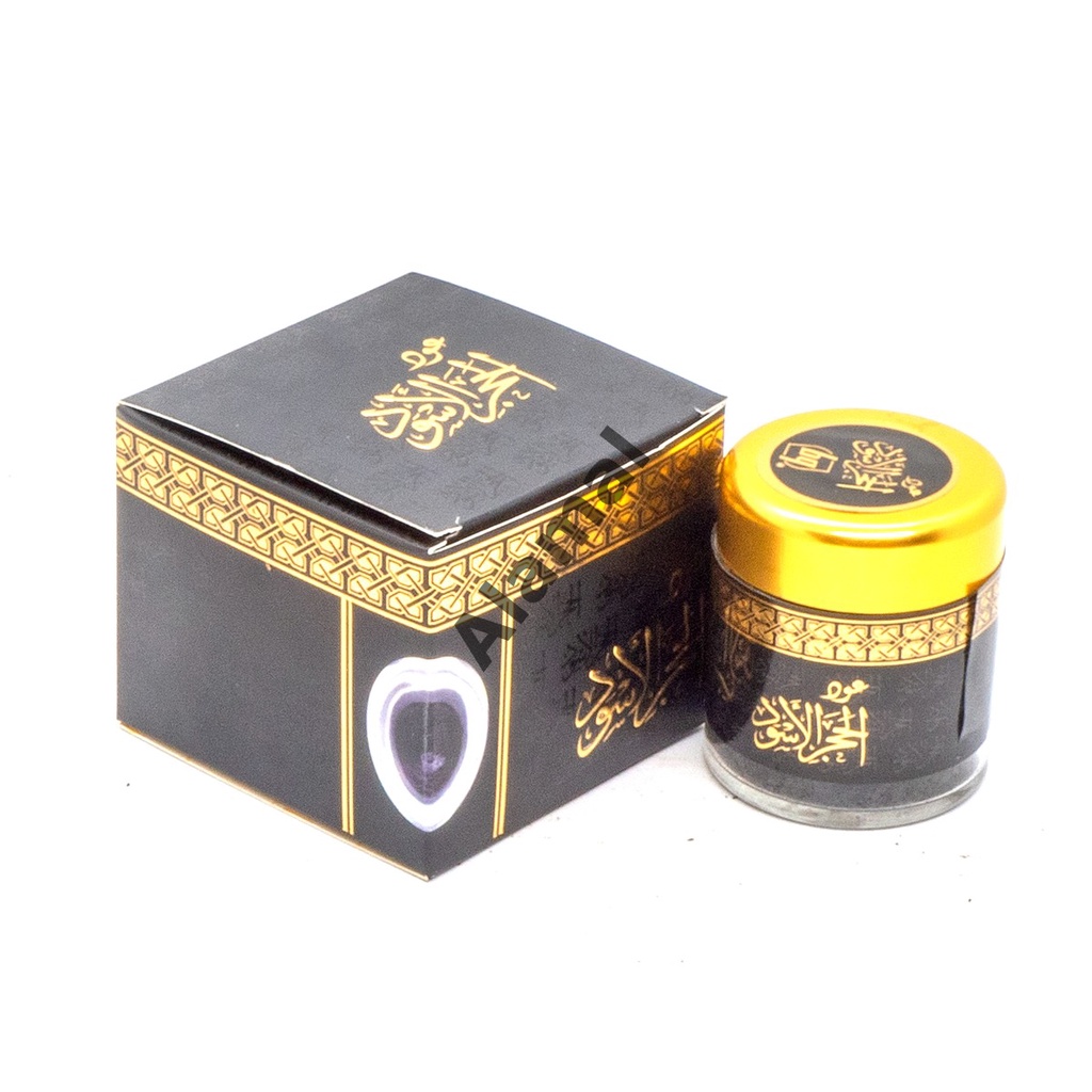 Bakhoor Oud al Hajar Al Aswad 30 gram Original 100بخور الخحر الاسود