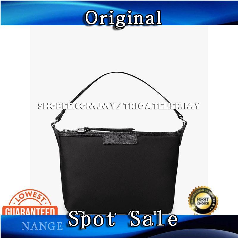 LOP Longchamp Le Pliage Néo Clutch/Nylon Shoulder Bag in Black Shopee
