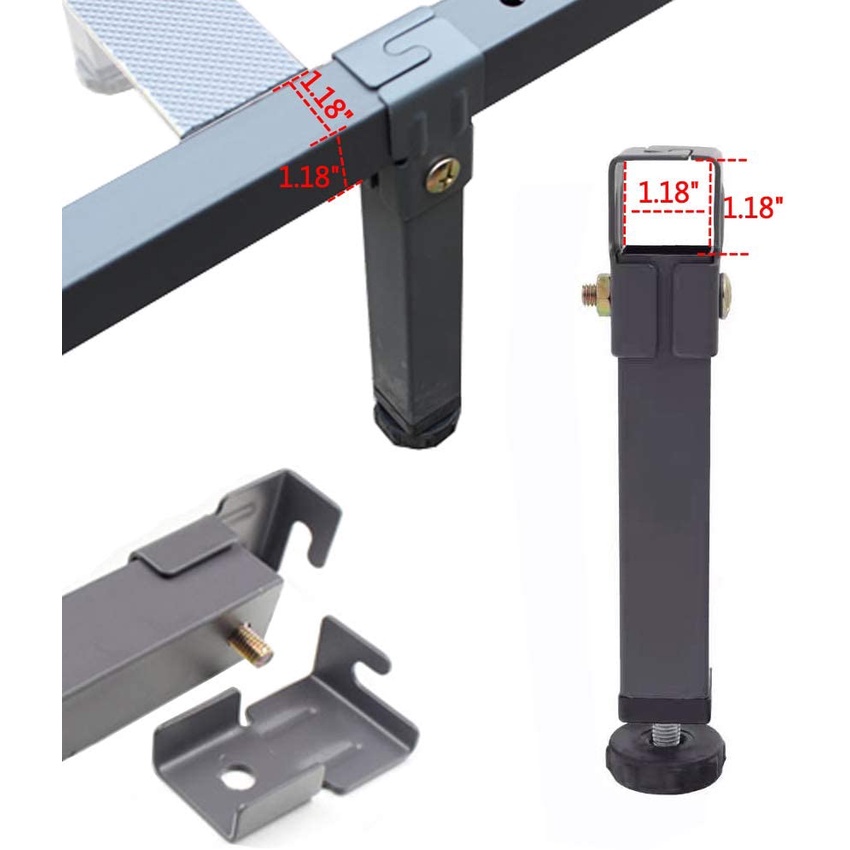 🔥【Stock & Free Shipping】1535CM 3×3 Row Frame Bed Leg Support Column Clamp the Foot of The Bed