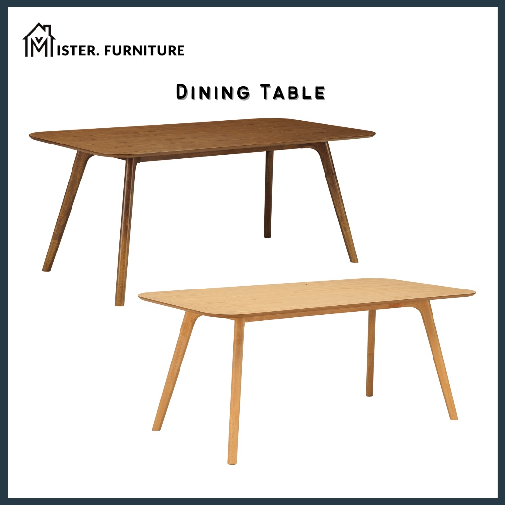 ROXI 6 Feet Wood Dining Table 6 Seater Dining Table 8 Seater Dining