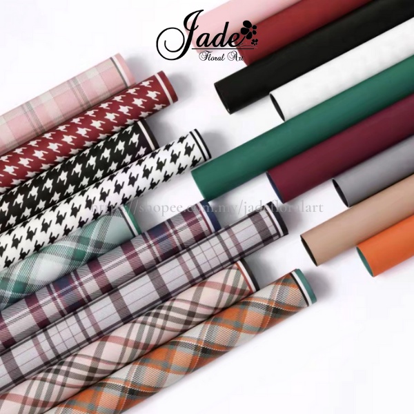 10PCS ENGLISH WRAPPING PAPER / KERTAS HADIAH / KERTAS BUNGA / CRAFT