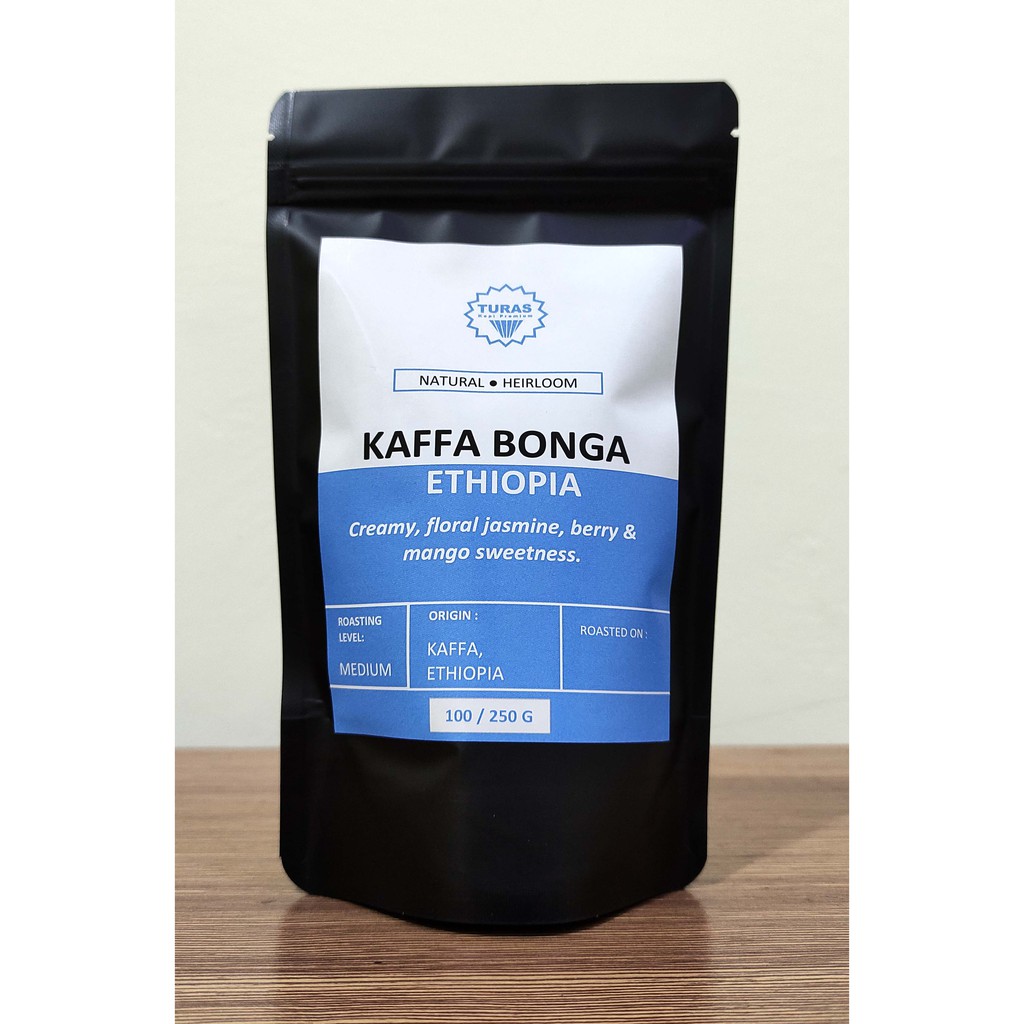 Arabica Coffee Bean Ethiopia Keffa Bonga Kopi Asli Wangi Segar Sedap