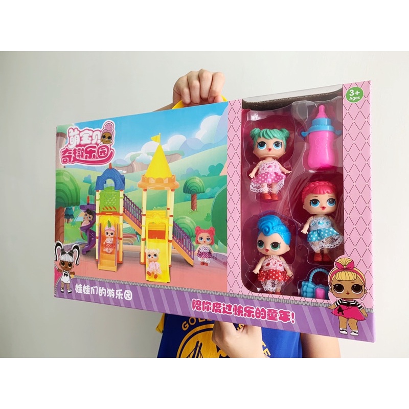 Home Play Lol Toys Playhouse Playground Kids Kinder Wonderland Suprises Doll Pretend Play