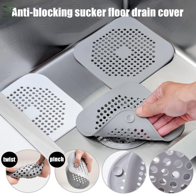 Hair Catch Durable TPR Hair Stopper Shower Drain Cover Hair Drain Cover