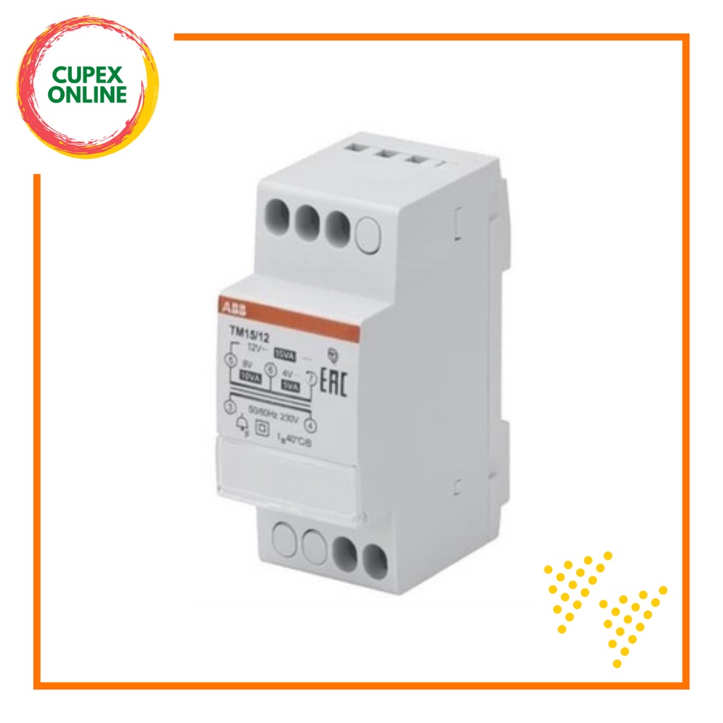 ABB TM15/12 Fail Safe Bell Transformer with safety extremelylow