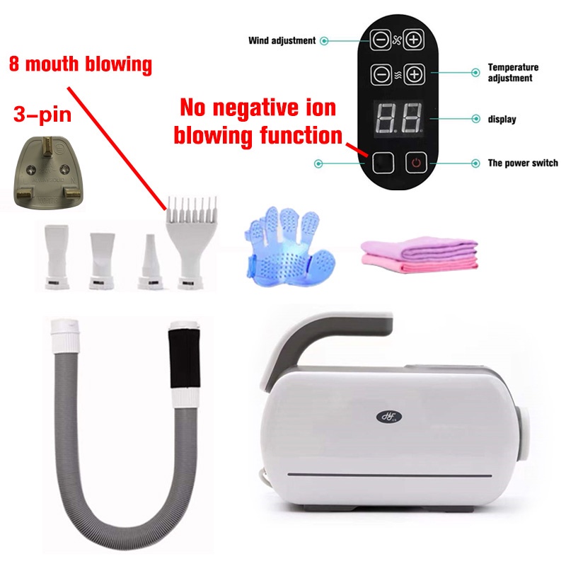 KEGEMA Pet hair dryer machine Adjustable Dog Dryer cat Hair Dryer