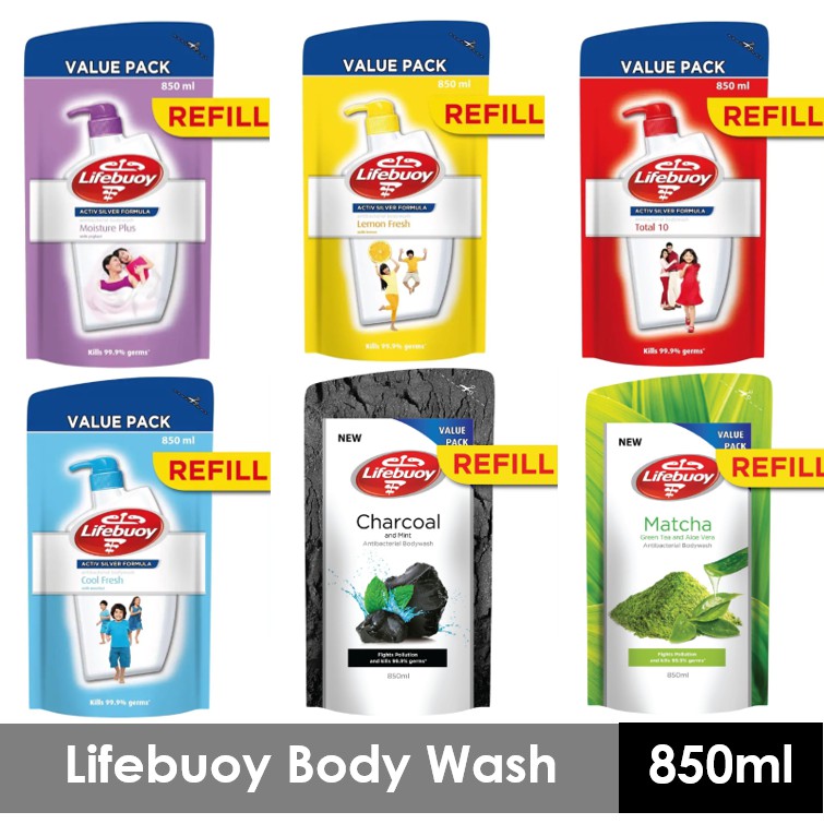 Lifebuoy Body Wash Refill Pack 850ml Shopee Malaysia